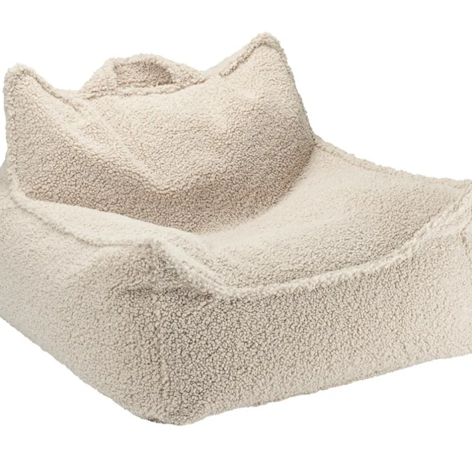 Fauteuil pouf Biscuit molletonné|Wigiwama Discount