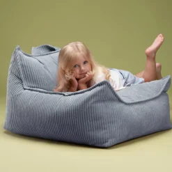 Fauteuil pouf Blueberry velours côtelé|Wigiwama Sale