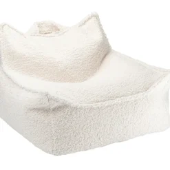 Sale Wigiwama Fauteuil pouf Cream White molletonné