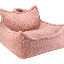 New Wigiwama Fauteuil pouf Guava Pink molletonné