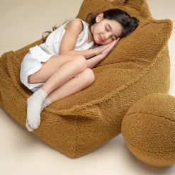 Wigiwama Fauteuil pouf Maple molletonné