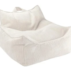 Fauteuil pouf Marshmallow velours côtelé|Wigiwama