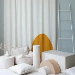 Fauteuil pouf Marshmallow velours côtelé|Wigiwama