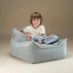 Discount Wigiwama Fauteuil pouf Peppermint Green velours côtelé