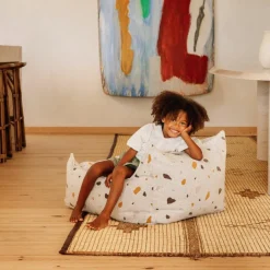 Fauteuil pouf Terrazzo Marble|Wigiwama Outlet