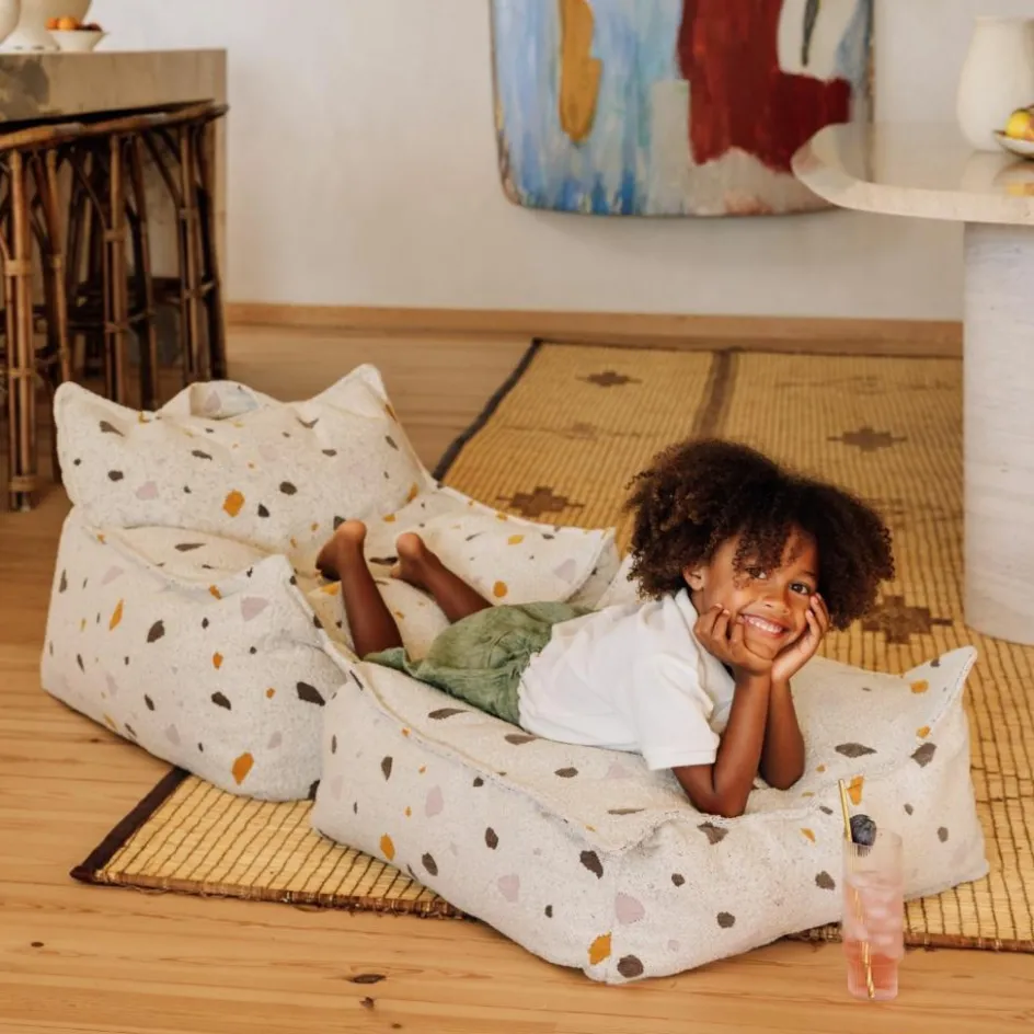 Fauteuil pouf Terrazzo Marble|Wigiwama Outlet