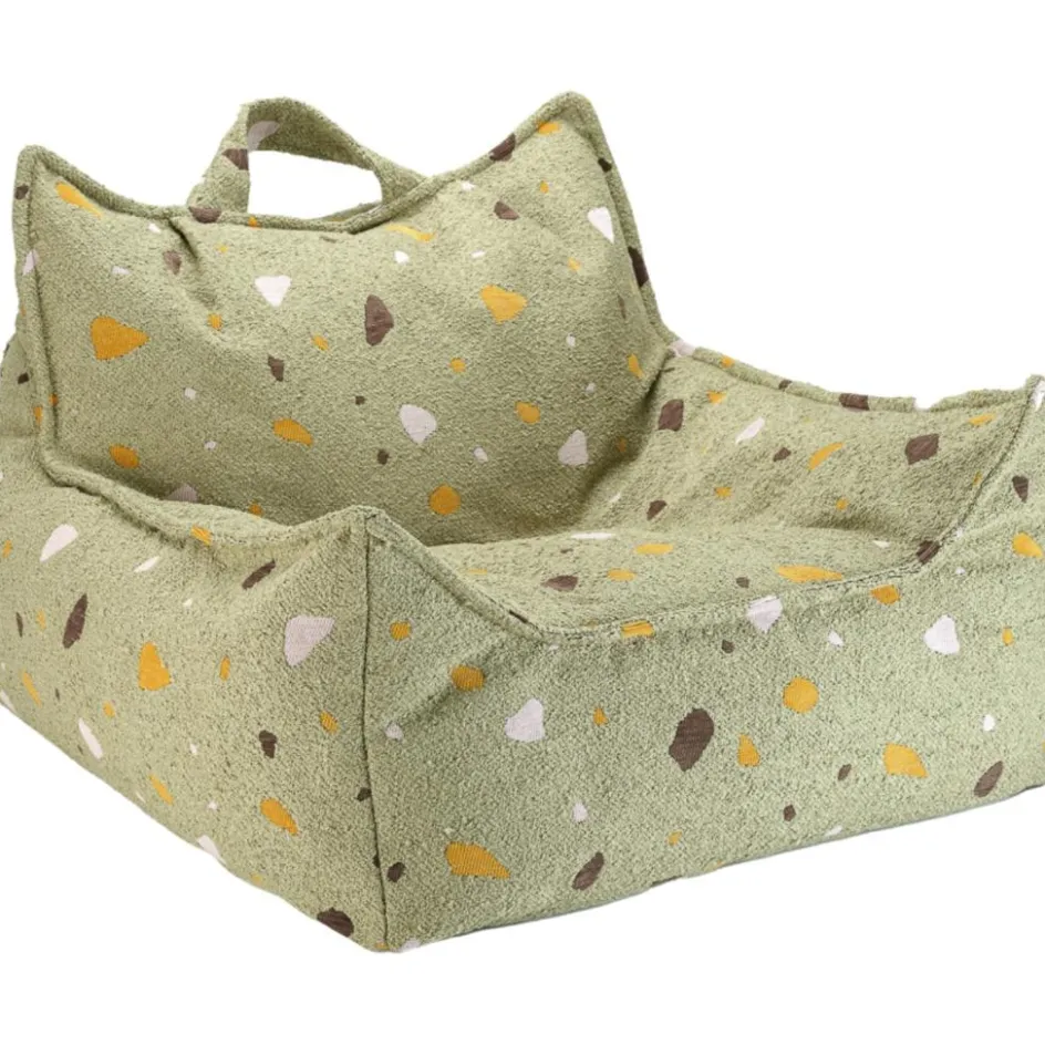 Outlet Wigiwama Fauteuil pouf Terrazzo Moss