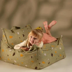 Outlet Wigiwama Fauteuil pouf Terrazzo Moss