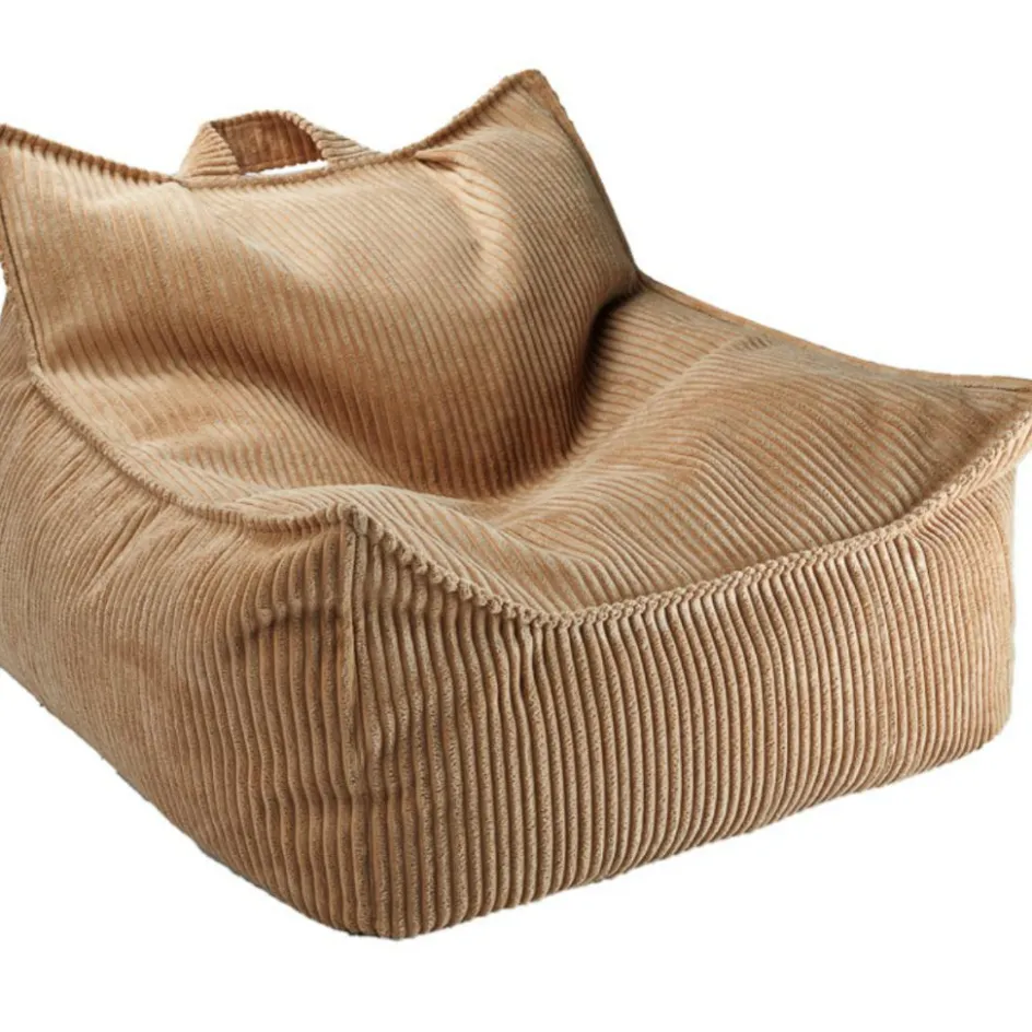 Fauteuil pouf Toffee velours côtelé|Wigiwama Sale