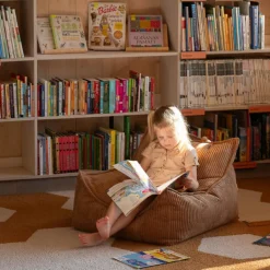 Fauteuil pouf Toffee velours côtelé|Wigiwama Sale