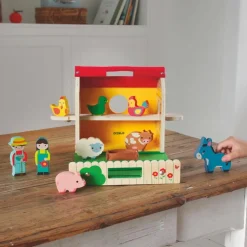 Ferme en bois nomade Softi-Farm|Djeco Hot