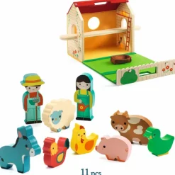 Ferme en bois nomade Softi-Farm|Djeco Hot