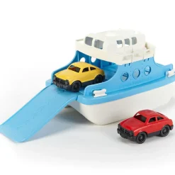 Discount Green Toys Ferry bleu et 2 petites voitures