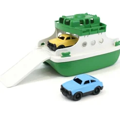 Ferry vert et 2 petites voitures|Green Toys