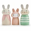 Best Tender Leaf Figurines Famille de lapin