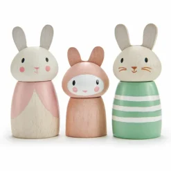 Best Tender Leaf Figurines Famille de lapin