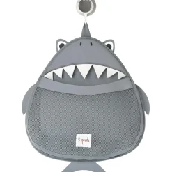 3 sprouts Filet de rangement jouets de bain Requin
