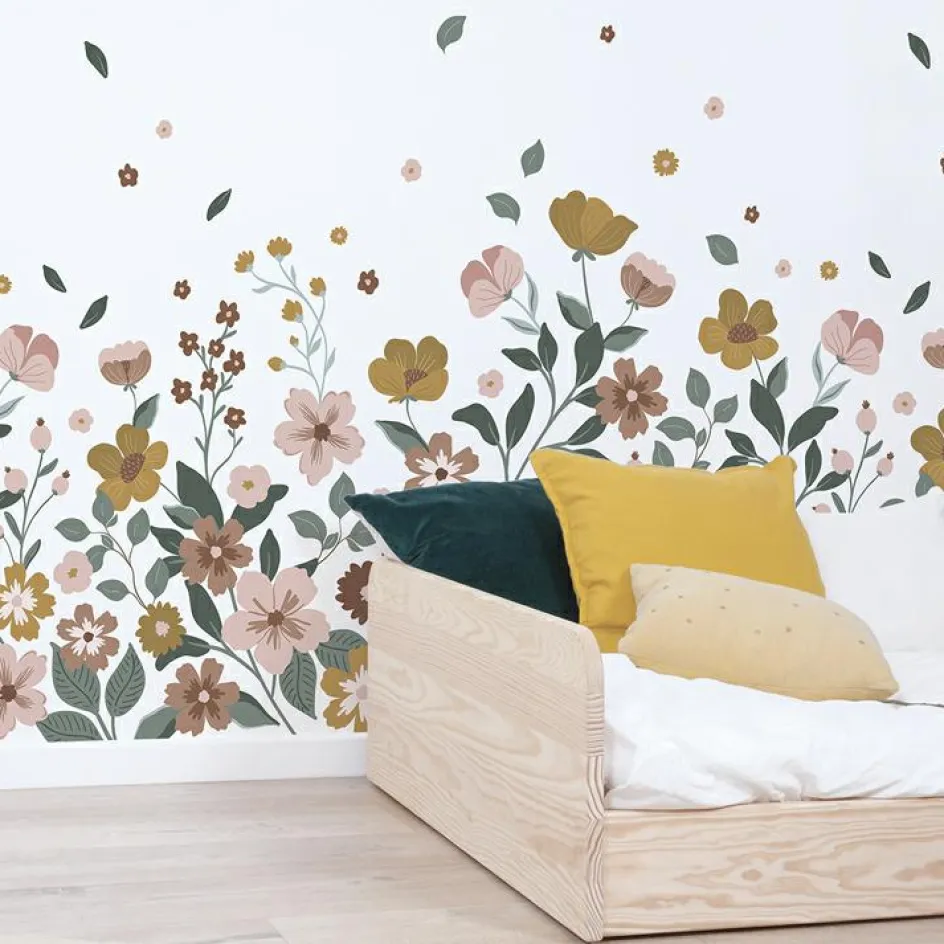 Sale Lilipinso Fresque murale fleurs Delicacy (200 x 248 cm)