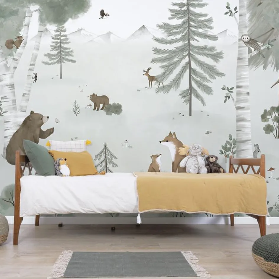 Fresque murale Mountain Life (400 x 248 cm)|Lilipinso Hot