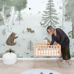 Fresque murale Mountain Life (400 x 248 cm)|Lilipinso Hot