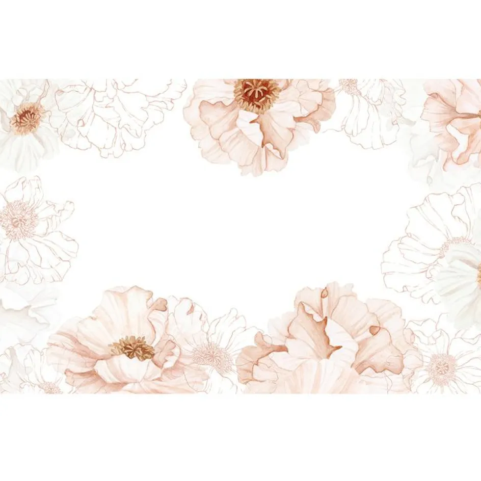 Fresque murale Oversize Poppies (400 x 248 cm)|Lilipinso Outlet