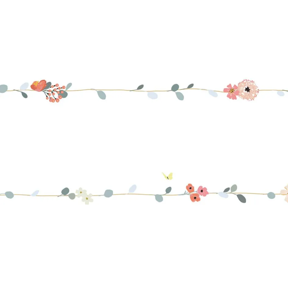 Frise adhésive fleur Nils (5 m)|Mimi'lou Best