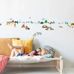 Mimi'lou Frise adhésive sticker Forêt du nord (5 m)