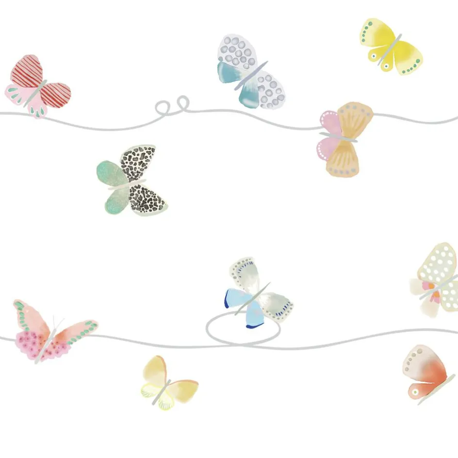 Hot Mimi'lou Frise sticker mural papillons (5 mètres)