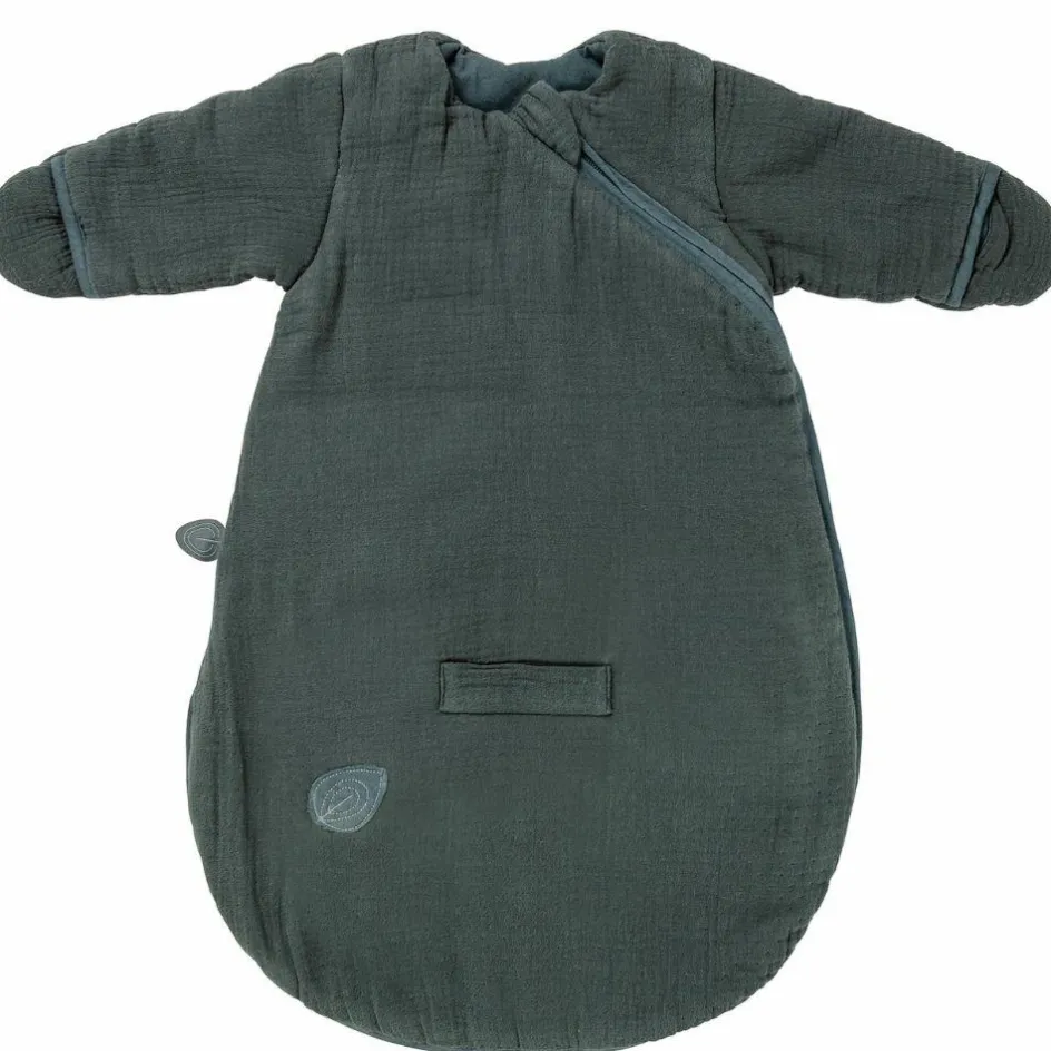 Gigoteuse chaude en coton vert foncé Luna & Axel TOG 2 (60 cm)|Nattou New