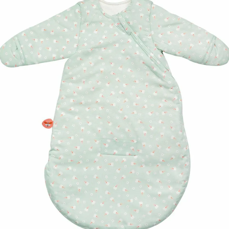 Gigoteuse en popeline TOG 2 verte Mila, Zoé et Lana (0-3 mois)|Nattou New
