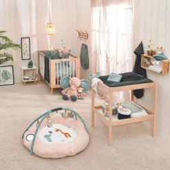 Gigoteuse légère en coton vert sauge Luna & Axel TOG 0,5 (60 cm)|Nattou Best