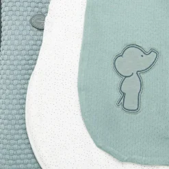 Gigoteuse légère en coton vert sauge Luna & Axel TOG 0,5 (60 cm)|Nattou Best
