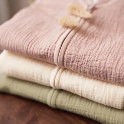 Best Jollein Gigoteuse légère en gaze de coton Olive Green TOG 0,5 (3-6 mois)