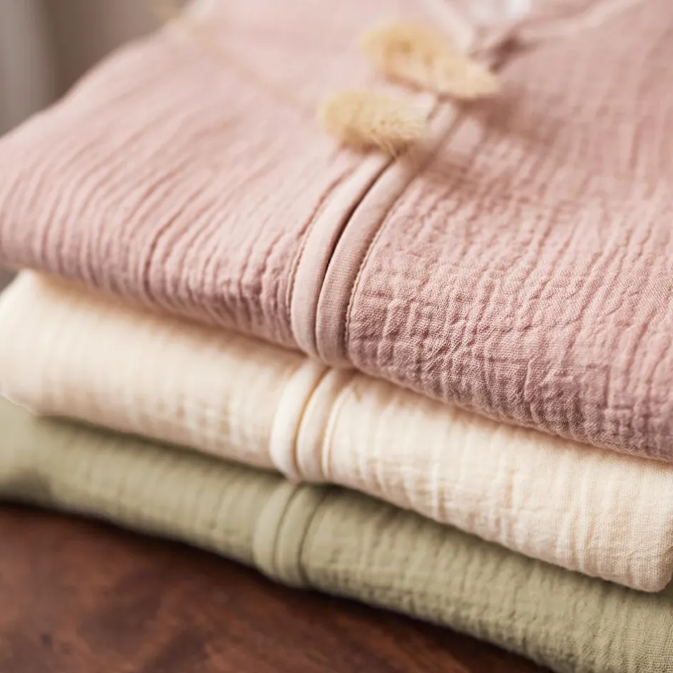 Best Jollein Gigoteuse légère en gaze de coton Olive Green TOG 0,5 (3-6 mois)