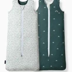 Hot Les petites billes Gigoteuse réversible 4 saisons verte écureuils 0-6 mois
