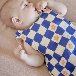 Discount BEBEL Gigoteuse été Comme un bonbon Romy (0-6 mois) damier bleu