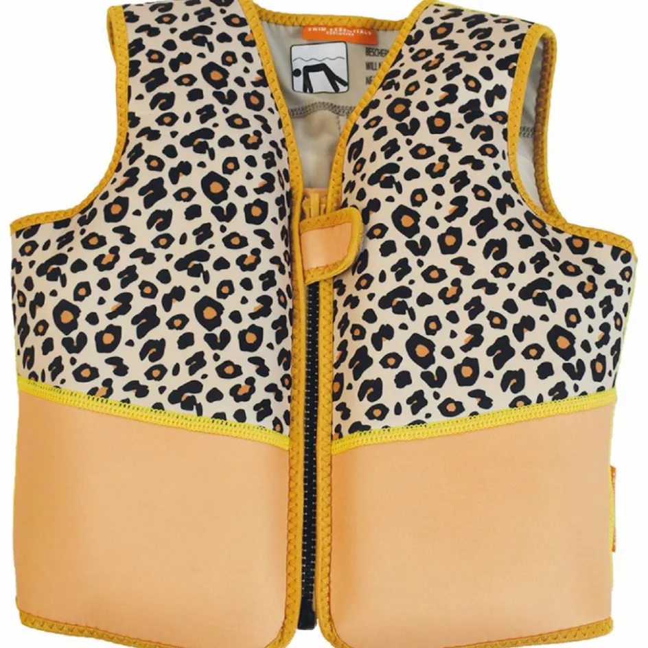 Sale Swim Essentials Gilet de natation Léopard beige (2-3 ans)
