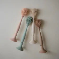 Online Mushie Goupillon en silicone Blush