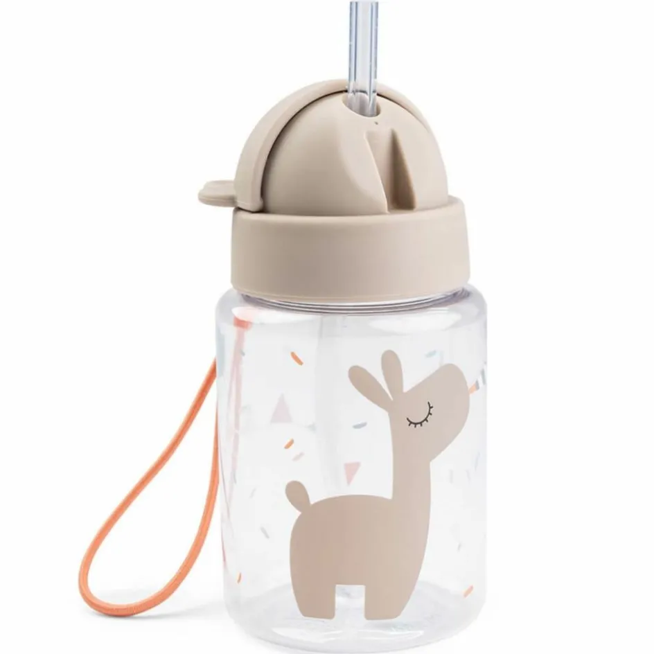 Clearance Done by Deer Gourde à paille Celebration Sable (280 ml)