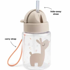 Clearance Done by Deer Gourde à paille Celebration Sable (280 ml)