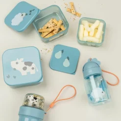 Gourde à paille Tiny farm Bleu|Done by Deer Best