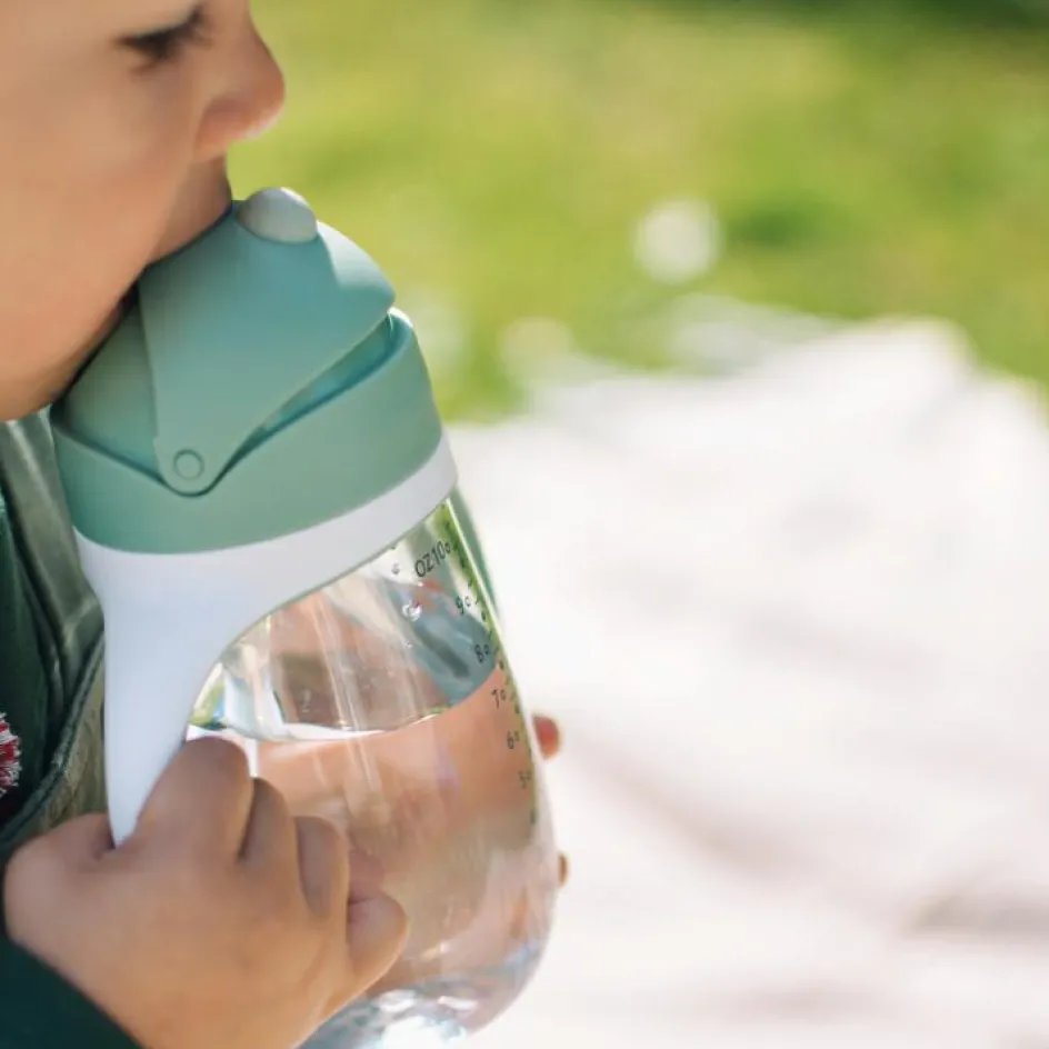 Gourde à paille vert sauge (300 ml)|Béaba Sale