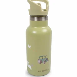 Gourde en acier inoxydable A la ferme|Filibabba New