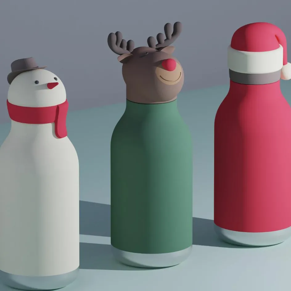 Clearance Asobu Gourde isotherme Bestie Père Noël (460 ml)