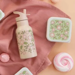 Gourde isotherme Fleurs roses (350 ml)|A Little Lovely Company Best