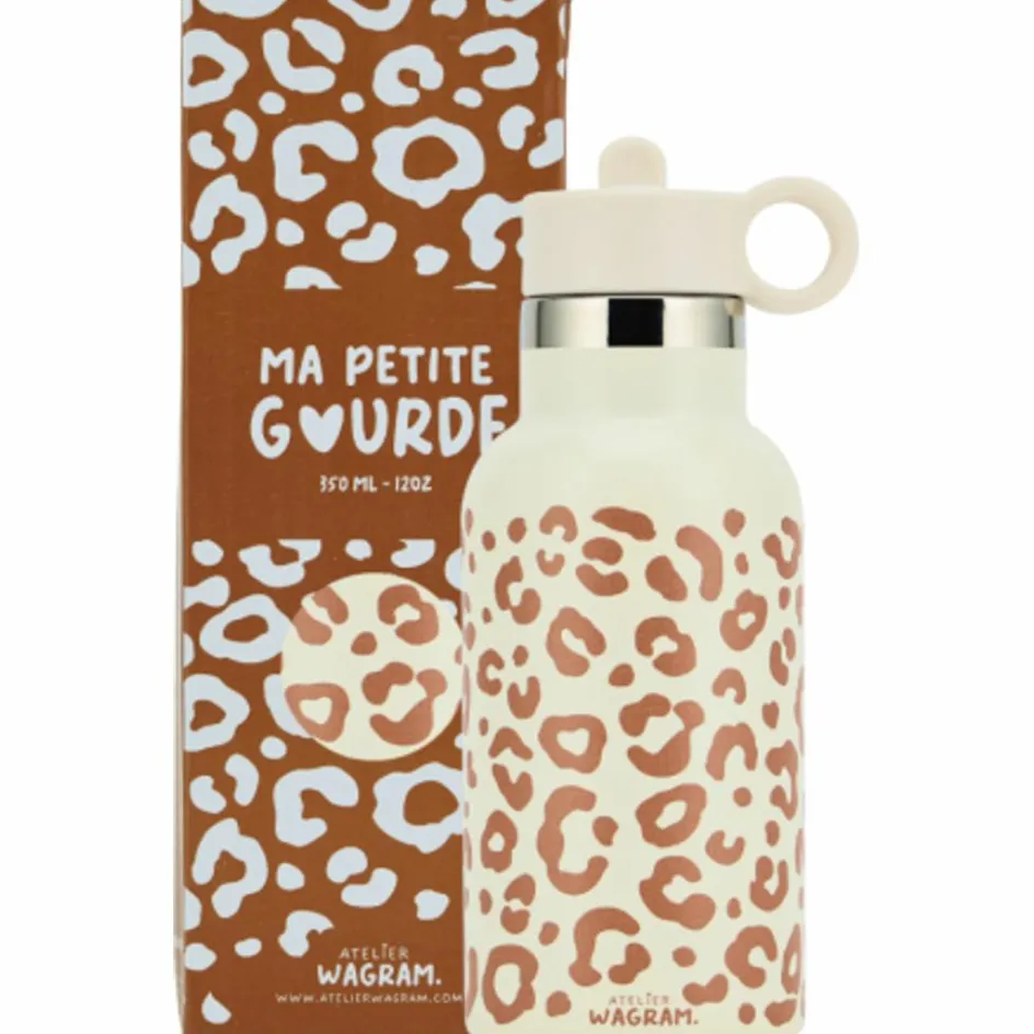 Gourde isotherme Léopard Crème (350 ml)|Atelier Wagram Outlet