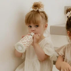 Gourde isotherme Léopard Crème (350 ml)|Atelier Wagram Outlet