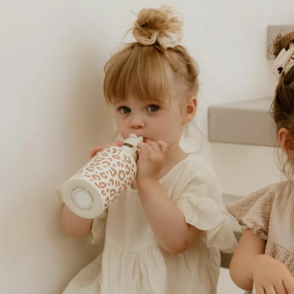 Gourde isotherme Léopard Crème (350 ml)|Atelier Wagram Outlet