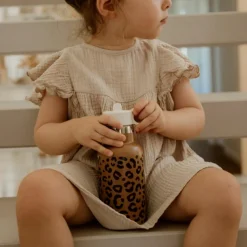 Gourde isotherme Léopard Marron (350 ml)|Atelier Wagram Discount