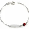 Gourmette Coccinelle (argent)|Baby bijoux Best